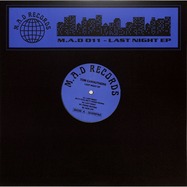 Back View : Tom Carruthers - LAST NIGHT EP ( B-STOCK) - M.A.D Records / MAD011X