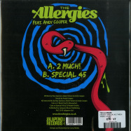 Back View : The Allergies - 2 MUCH! / SPECIAL 45 (7 INCH) - Jalapeno / JAL306V