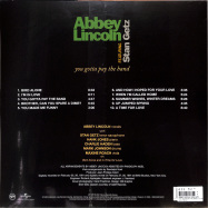 Back View : Abbey Lincoln & Stan Getz - YOU GOTTA PAY THE BAND (LTD 2LP) - Verve / 3591642