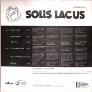 Back View : Solis Lacus - SOLIS LACUS (A SPECIAL RADIO TV RECORD - No15) - Sdban / SDBANSELECTION06 / SDBANSELEC06