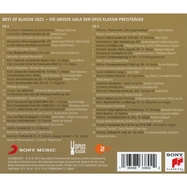 Back View : Various - BEST OF KLASSIK 2023 - OPUS KLASSIK (2CD) - Sony Classical-Sony Music / 19658833892