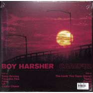 Back View : Boy Harsher - CAREFUL (LTD SOLID YELLOW/BLACK MARBLE LP) - Nude Club / NUDE005CG
