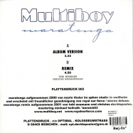 Back View : Multiboy - MARATONGA (7 inch) - Plattendruck 002 / Druck2