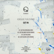 Back View : Kensuke Fukushima - GET IN (ANDY BOOK / HER JOYS REMIXES) - Kreattones Records / KTONE02
