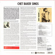 Back View : Chet Baker - CHET BAKER SINGS (180G PICTURE LP) - Waxtime / 10489113
