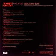 Back View : Johnny Hallyday - BORN ROCKER TOUR (LIVE AU THTRE DE PARIS) (2LP) - Warner Music International / 9029549533