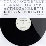 Back View : The One - LETS GET IT STRAIGHT (LEGOWELT RMX) ONE OF 200 - Signal / SIG.MMX.I