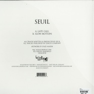 Back View : Seuil - LATE CALL - Hello? Repeat Records / HELLO018