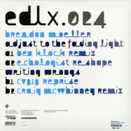 Back View : Brendon Moeller - WORK ETHICS (BEN KLOCK REMIX) - Electric Deluxe / EDLX024