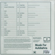 Back View : Various Artists - MUSIK FOR AUTOBAHNS 2 (2X12 INCH LP) - Rush Hour / RHM 018 LP
