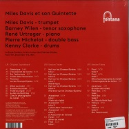 Back View : Miles Davis - ASCENSEUT POUR LECHAFAUD O.S.T. (3X10 INCH) - Fontana / 5379639