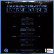 Back View : King Gizzard / The Lizard Wizard - LIVE IN MELBOURNE 21 (CLEAR VINYL 3LP) - Diggers Factory / DIGLPKG9