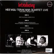 Back View :  Hideyasu-Quartet- Terakawa - INTRODUCING HIDEYASU TERAKAWA QUARTET LIVE FEATURI (2LP) - Bbe / BBEALP668