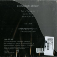 Back View : Ernstalbrecht Stiebler - TON IN TON (CD) - M=Minimal / MM-017 CD