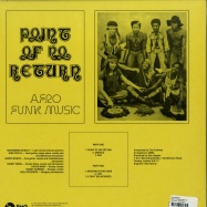 Back View : The Funkees - POINT OF NO RETURN (LP) - PMG Audio / pmg080lpnig