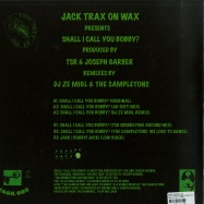 Back View : Joseph Garber & TSR - SHALL I CALL YOU BOBBY? (GREEN VINYL) - Jack Trax On Wax / JACK002