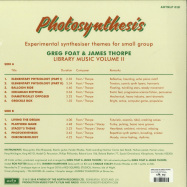 Back View : Greg Foat & James Thorpe - PHOTOSYNTHESIS (LP) - Athens Of The North / AOTN030 / AOTNLP030 