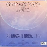 Back View : The City Of Prague Philharmonic Orchestra - MUSIC FROM THE STAR WARS SAGA (CLEAR VINYL) (LP) - Diggers Factory / DFLP25