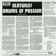 Back View : Olatunji! - DRUMS OF PASSION (180G LP) - Music On Vinyl / movlp1276