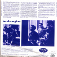 Back View : Sarah Vaughan - SARAH VAUGHAN (180G LP) - Verve / 0735257