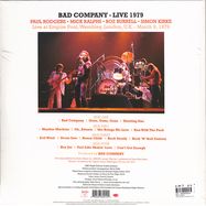 Back View : Bad Company - LIVE 1979 (2LP) (ORANGE VINYL) - Rhino / 0349784212
