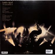 Back View : Lamb Of God - LAMB OF GOD LIVE IN RICHMOND,VA (LP) - Nuclear Blast / 2736158451