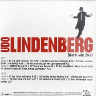 Back View : Udo Lindenberg - STARK WIE ZWEI (2X12) - Warner Music / 5051865 (6524903)