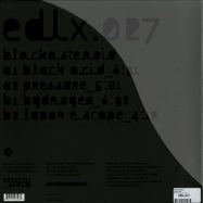 Back View : Blackasteroid - BLACK ACID - Electric Deluxe / EDLX027