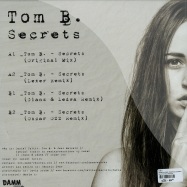Back View : Tom B. - SECRETS (LEXER, OSCAR OZZ, GLANZ & LEDWA RMX) - Damm Records / Damm031