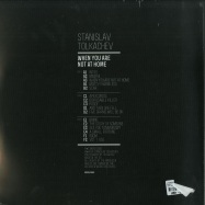 Back View : Stanislav Tolkachev - WHEN YOU ARE NOT AT HOME (3LP) - Mord / MORDLP002RP