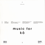 Back View : Various Artists - MUSIC FOR KO (LTD LP + MP3) - Erased Tapes / 05209541