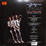 Back View : Cream - GOODBYE TOUR - LIVE 1968 (LTD BLUE 2LP) - Polydor / 3507535