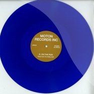 Back View : Unknown - LOVE AND MONEY / ON THE RUN (BLUE VINYL) - Moton Records Inc / MTN31