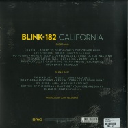 Back View : Blink-182 - CALIFORNIA (180G 2X12 LP + MP3) - BMG / 6509978
