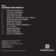 Back View : Dax J - OFFENDING PUBLIC MORALITY (CD) - Monnom Black / MONNOM014CD