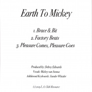 Back View : Earth To Mickey - BRACE & BIT - LA Club Resource / LACR026