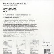 Back View : Anja Schneider & Frank Martiniq - THE VEGETABLE ORCHESTRA - REMIX CONCLUSION - Karmarouge / KR34