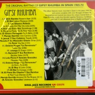 Back View : Various Artists - GIPSY RHUMBA (CD + BOOKLET) - Soul Jazz Records / sjrcd275