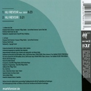 Back View : Mark Foster - AU REVOIR (2-TRACK-MAXI-CD) - Sony / 88843088312