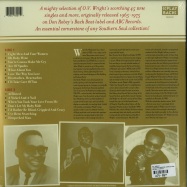 Back View : O.V. Wright - TREASURED MOMENTS (COMPLETE BACK BEAT / ABC SINGLES 1965-1975) (LP) - Play Back / pbr8501lp