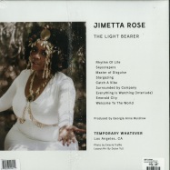 Back View : Jimetta Rose - THE LIGHT BEARER (LP) - Temporary Whatever / TW006