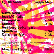 Back View : DJ Die Soon - KAPPA SLAP - Morphine / Doser 038