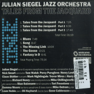 Back View : Julian Siegel Jazz Orchestra - TALES FROM THE JAQUARD (CD) - Whirlwind / WR4774CD / 05210552