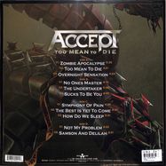 Back View : Accept - TOO MEAN TO DIE (2LP) - Nuclear Blast / 2736155411