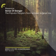 Front View : Presence feat. Shara Nelson - SENSE OF DANGER (POPULAR PEOPLES FRONT RMXS) - Juno Records / Juno10