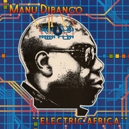 Front View : Manu Dibango - ELECTRIC AFRICA (LTD BLUE 180G LP) - Tidal Waves Music / TWM010LPC / 00126382