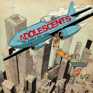 Front View : Adolescents - THE FASTEST KID ALIVE (10TH ANNIVERSARY) (LP) (GREEN/YELLOW) (GREEN/YELLOW) - Concrete Jungle Records / 1027245CJR