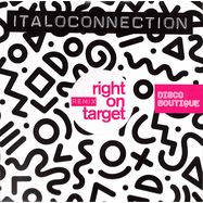 Front View : Italoconnection - RIGHT ON TARGET - Blanco Y Negro / MDMX 004 / MDMX004