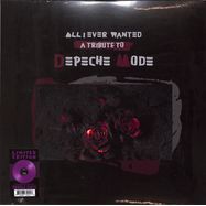 Front View : Depeche Mode / Various - ALL I EVER WANTED-TRIBUTE TO DEPECHE MODE (Purple LP) - Cleopatra / CLOLP3492