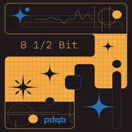 Front View : pdqb - 8 1/2 BIT (LP, ORANGE, BLUE AND WHITE SMASHED VINYL) - Synaptic Cliffs / SC003